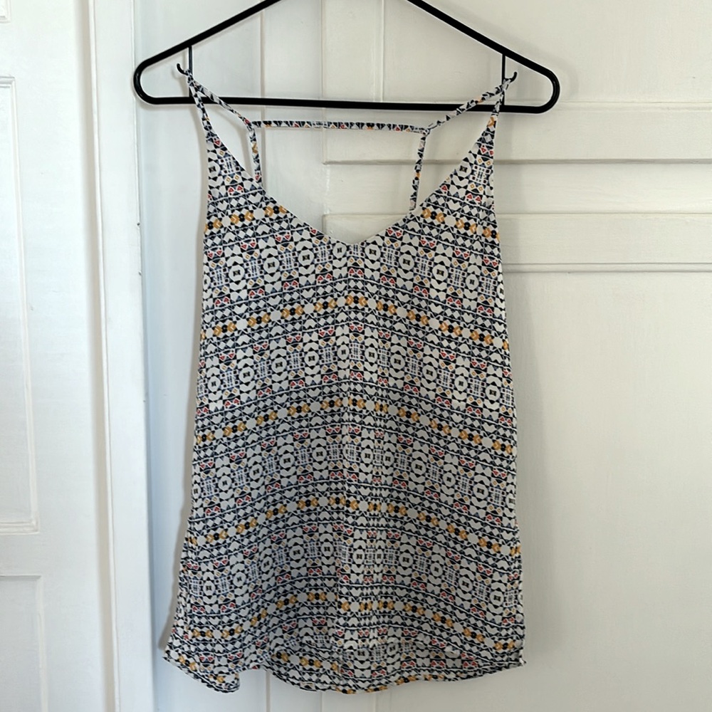 Playful summer tank top. Size small